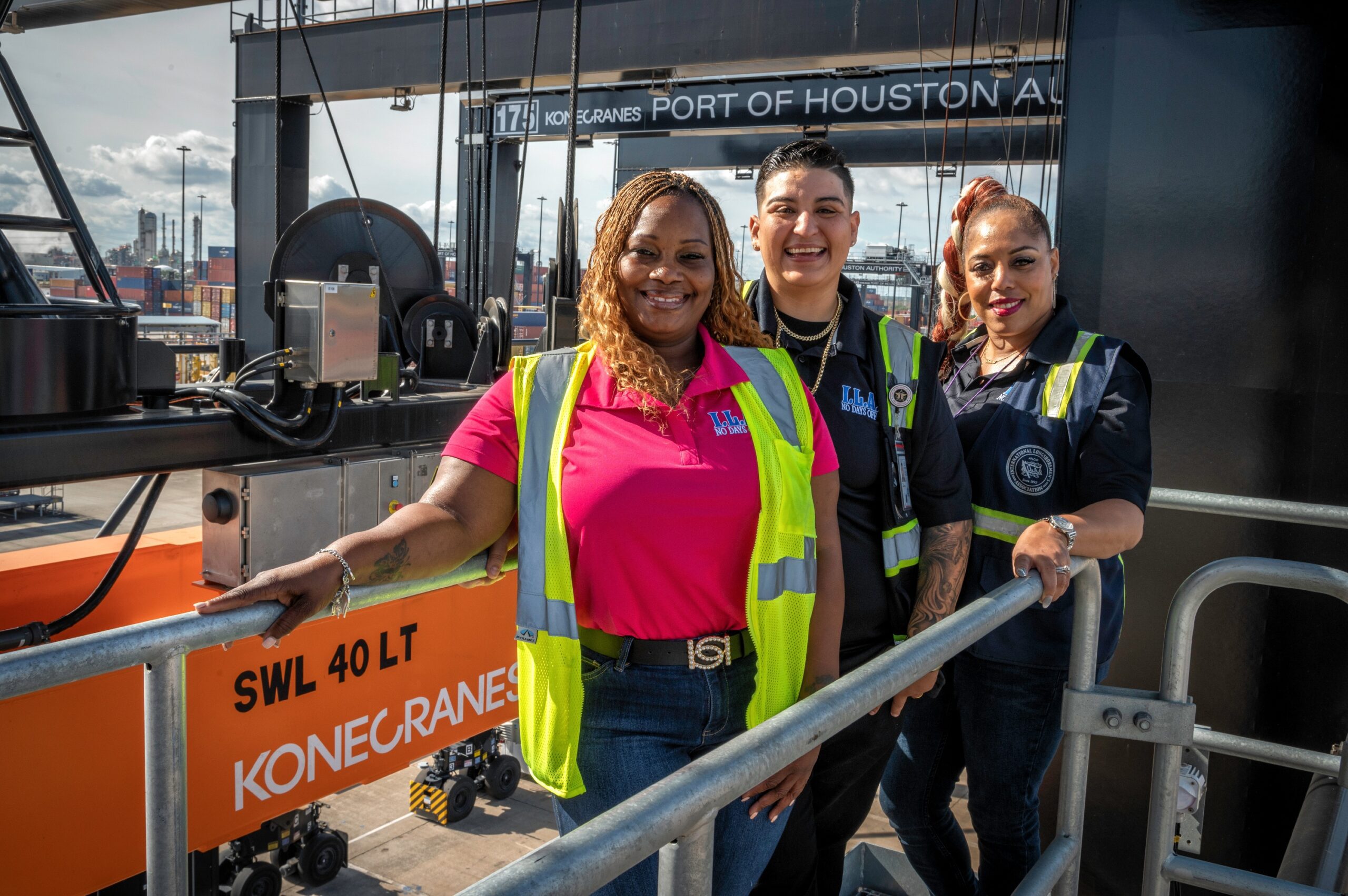RTG certified operators ILA Local 28-first women