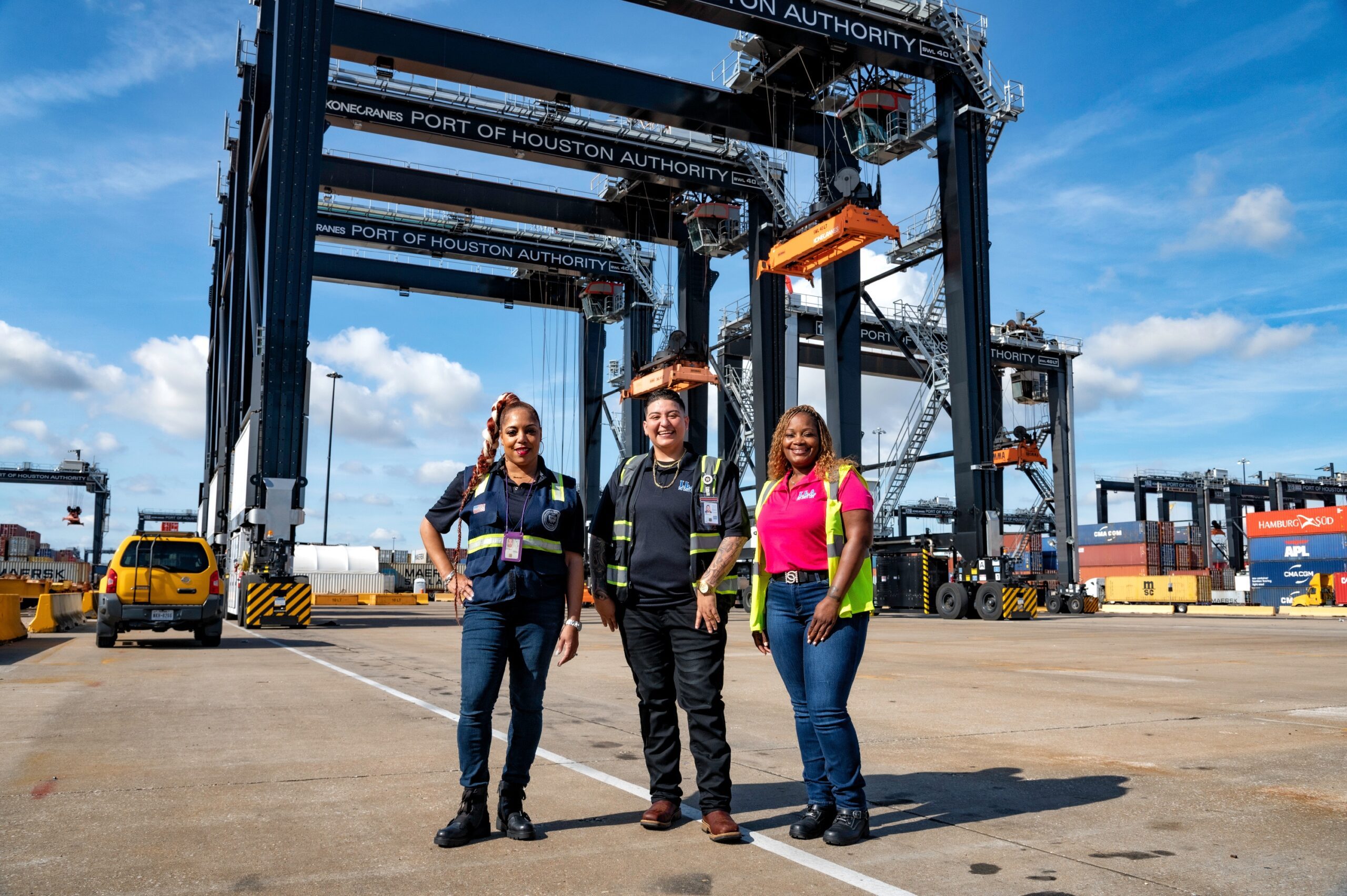 First women that are RTG certified operators for ILA Local 28