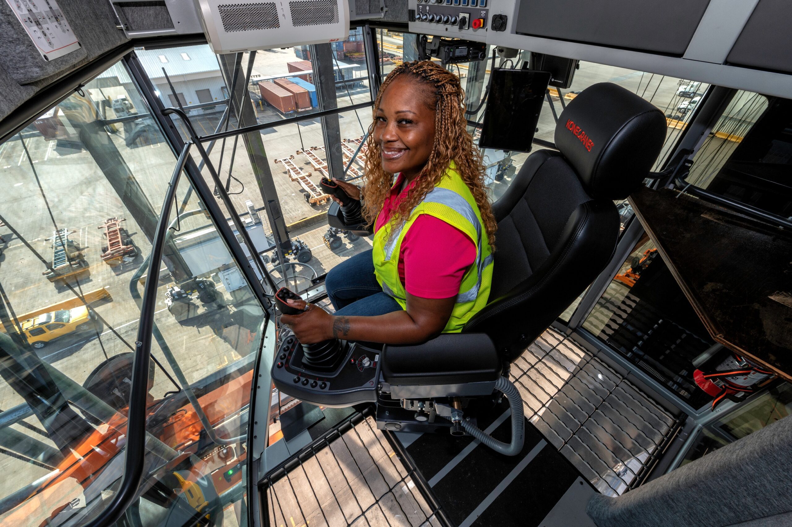 Tasha Williams ILA Local 28 certified RTG operator